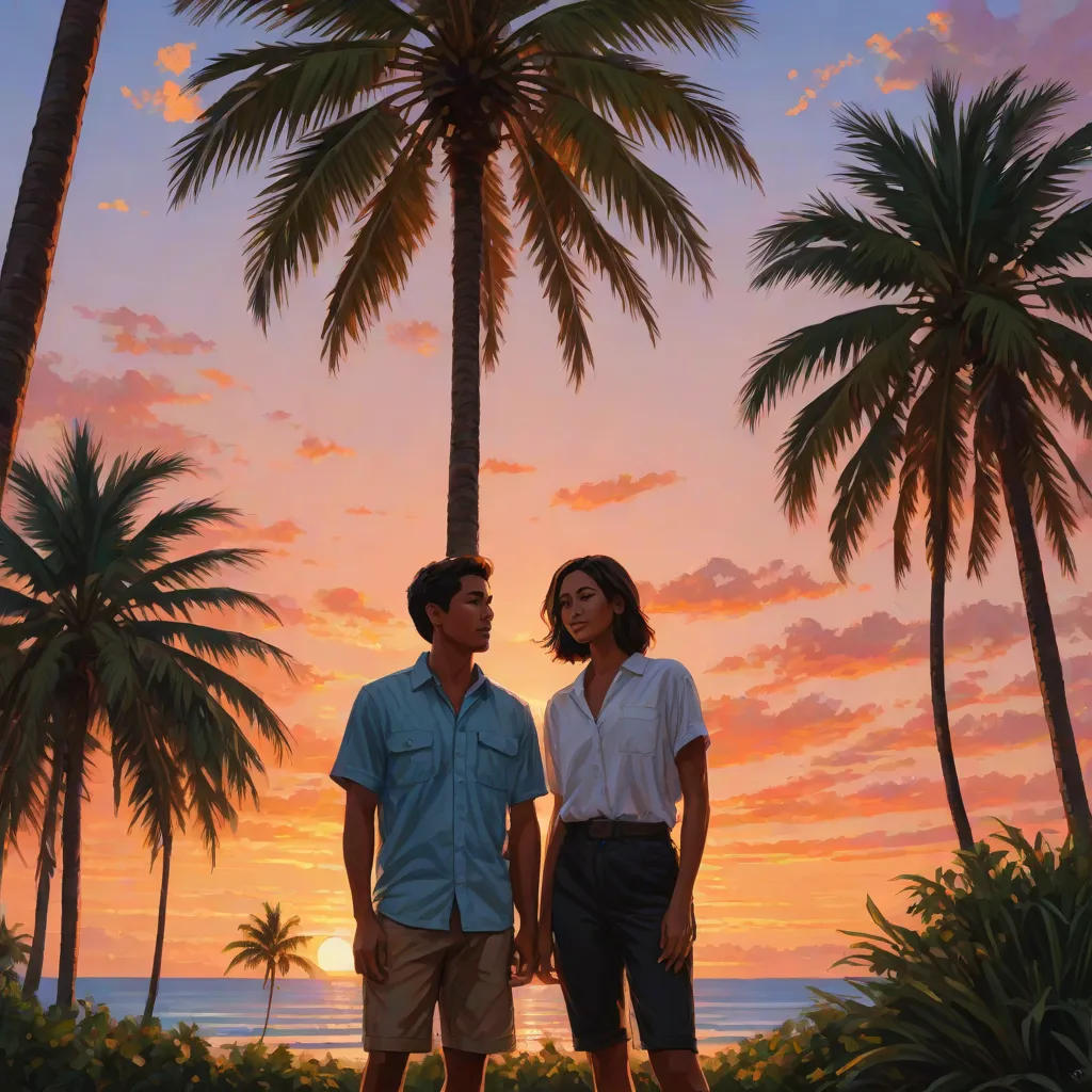Tying the Knot Under the Palm Trees