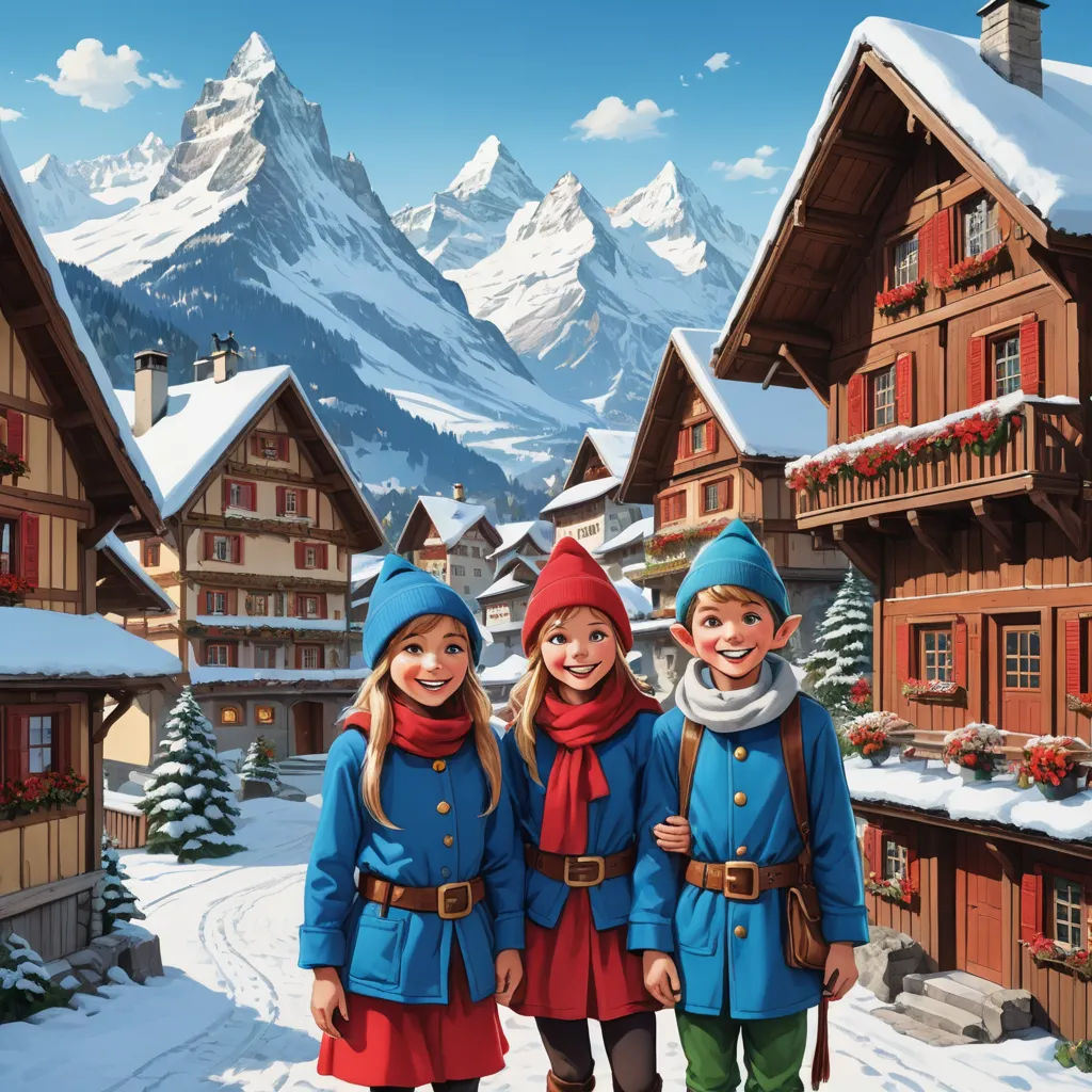 Der Wichtel Nisse und seine Wichtelfreundin Alwa