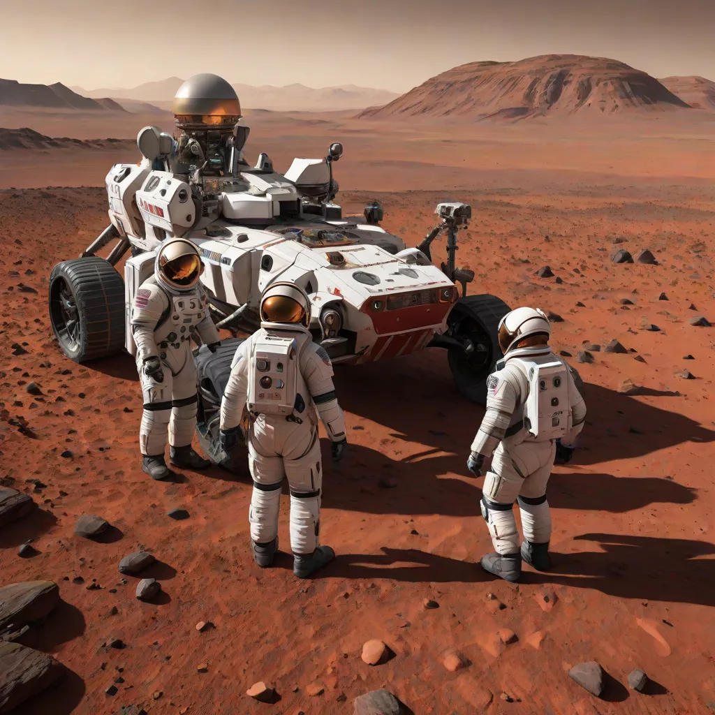 The Red Bus on Mars