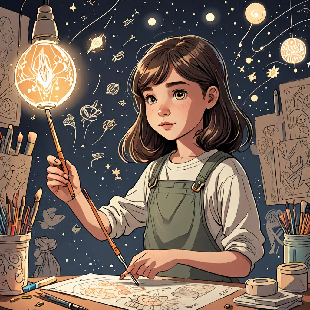 Lily's Magic Paintbrush