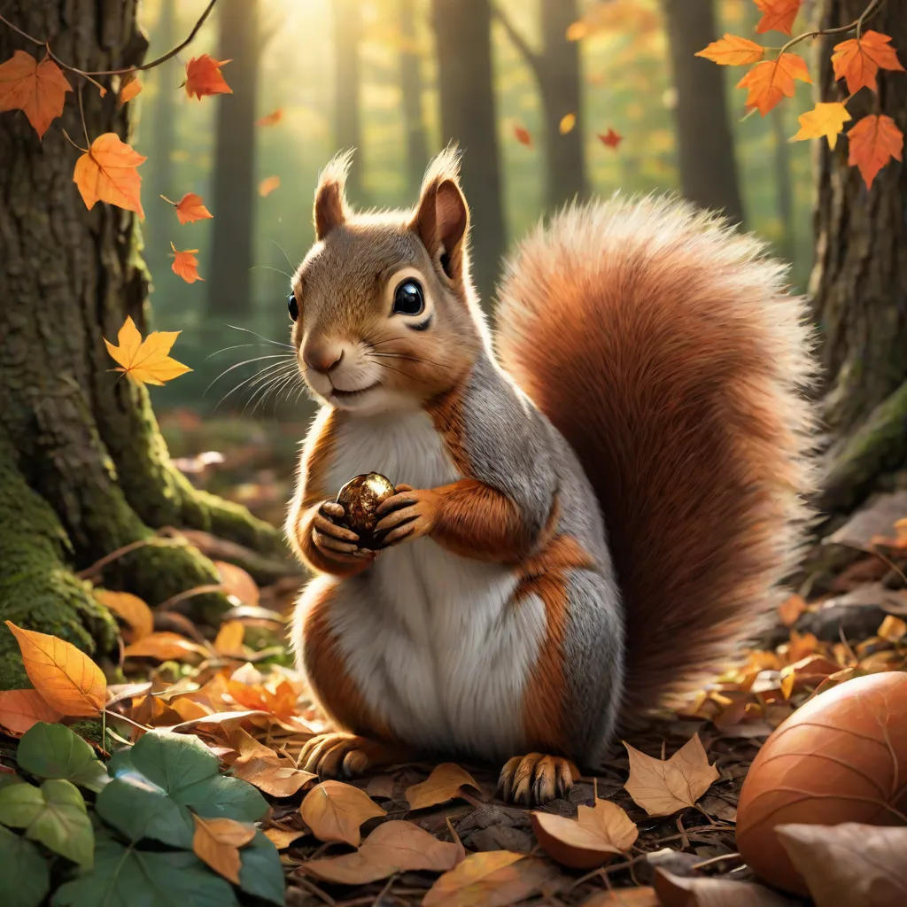 The Brave Little Squirrel
