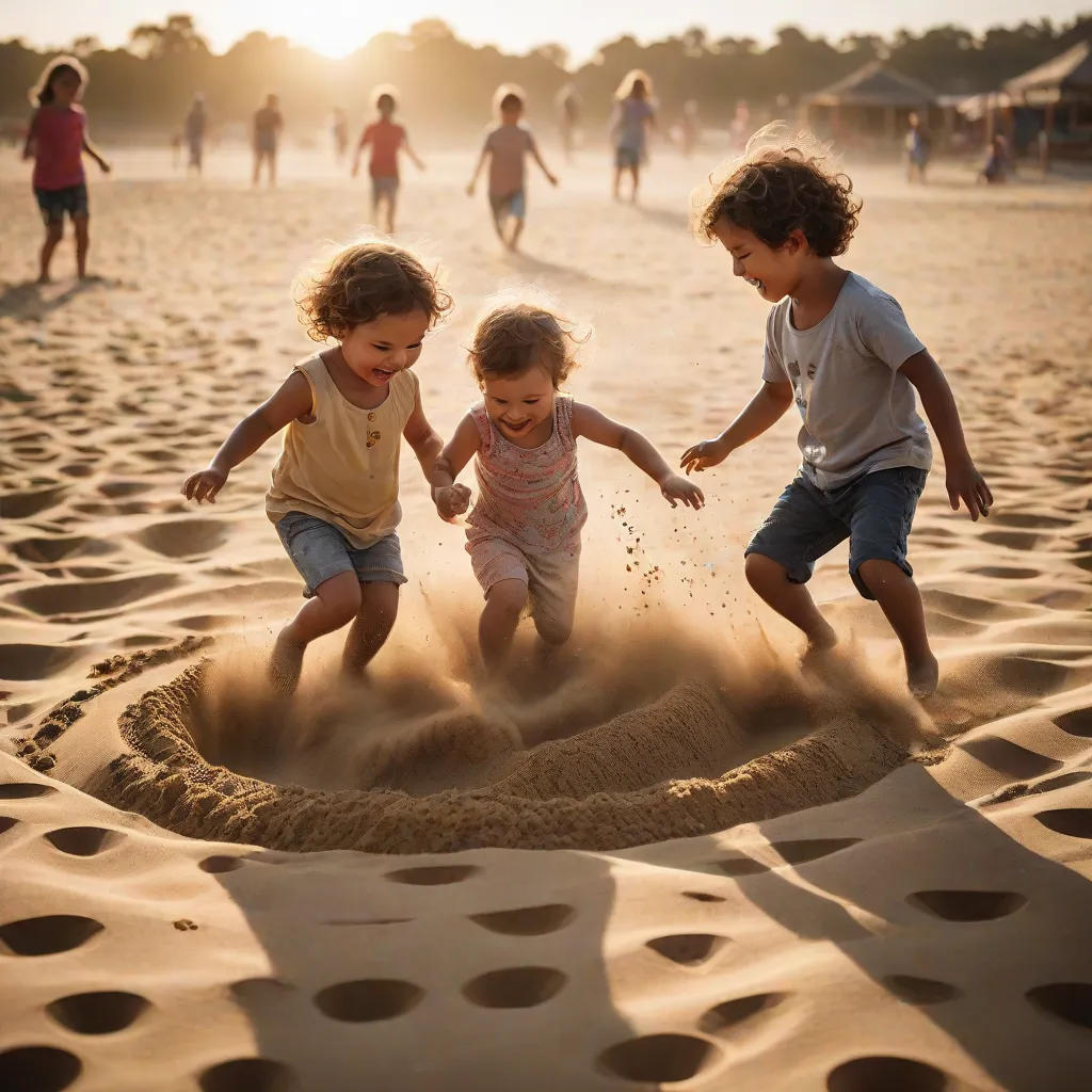 The Adventure in the Bubbling Sand