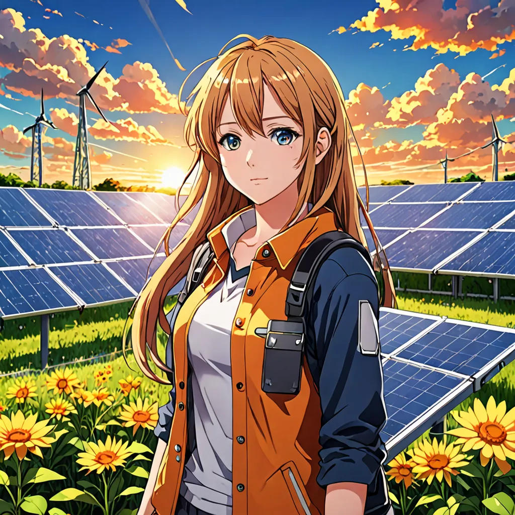 Solar Power Superwoman