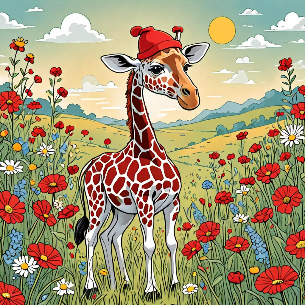 The Giraffe with the Red Hat