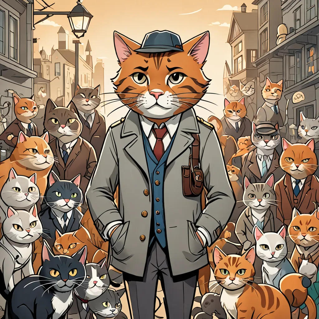 Whiskers, the Detective Cat