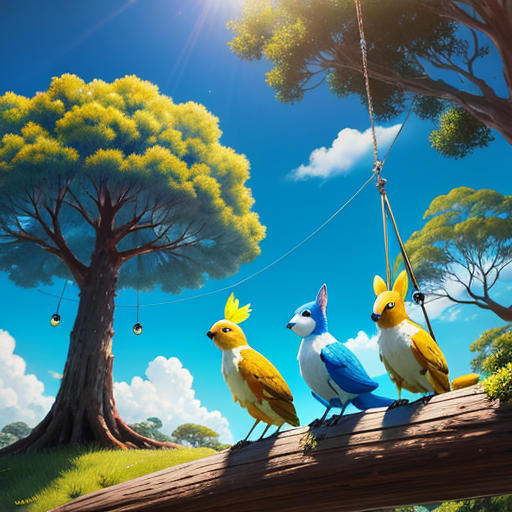 Bluey and the Swing
