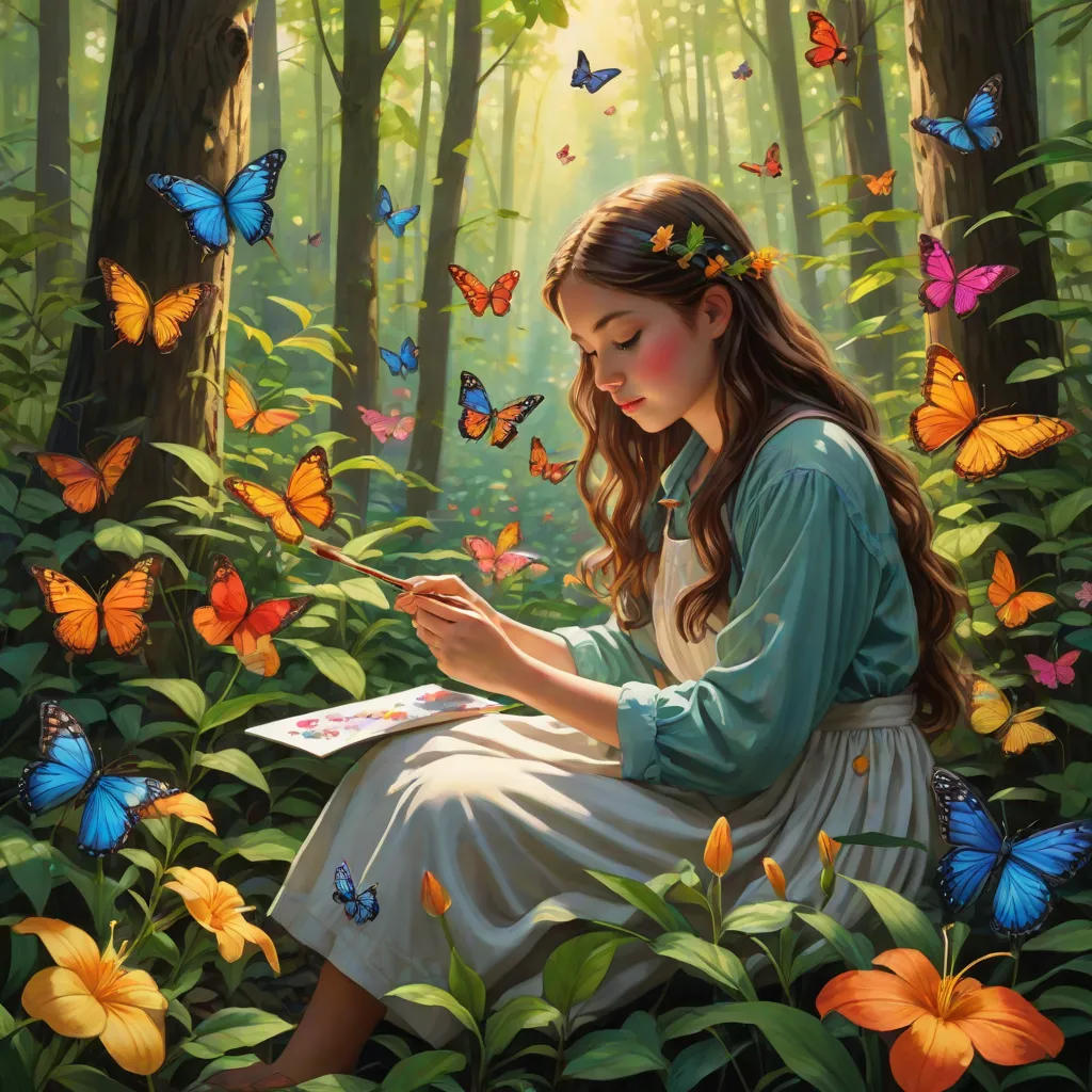 The Magic Paintbrush and the Friendly Forest