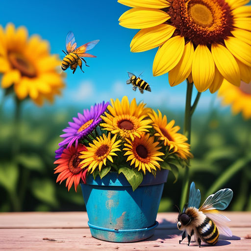 The Little Bee's Saving Mission