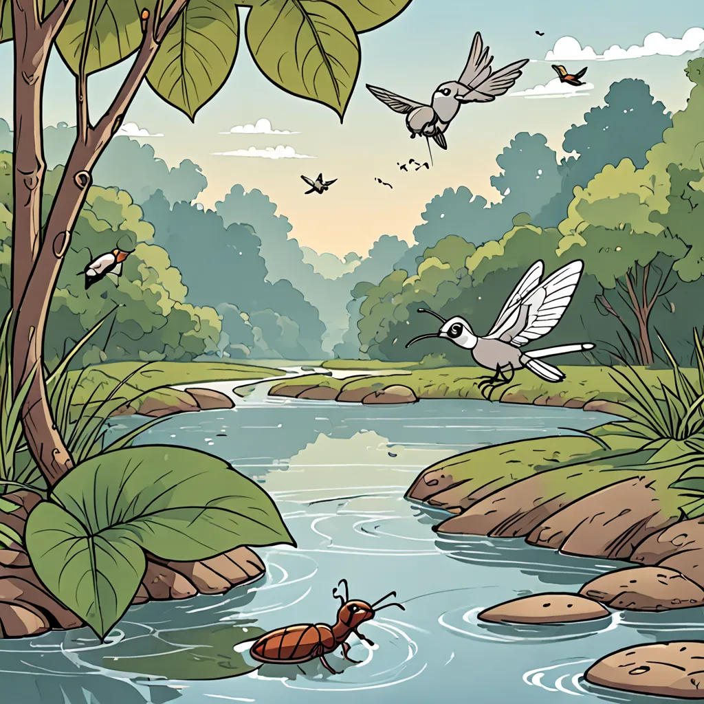 The Thirsty Ant's Rescue