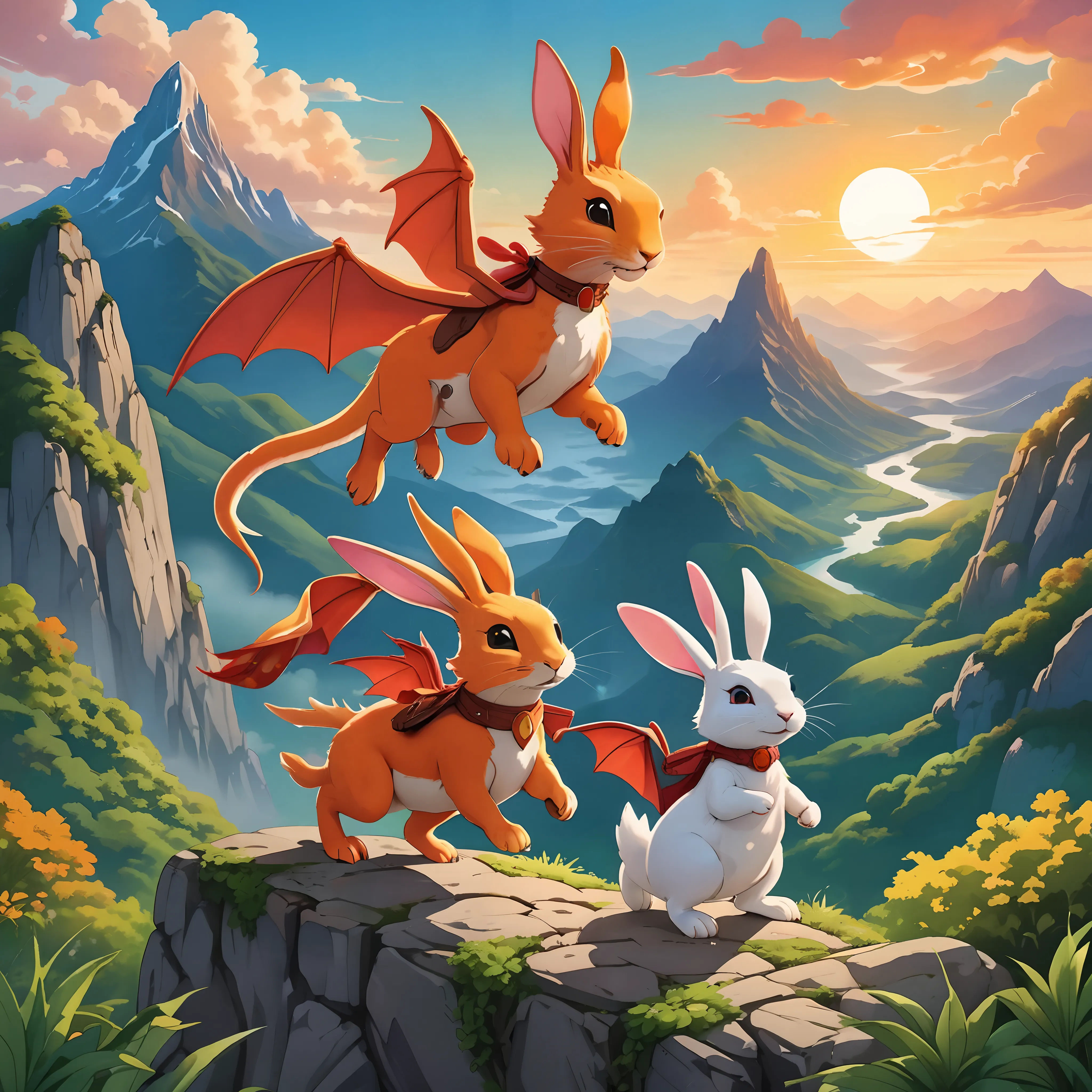 As Aventuras dos Coelhos na Terra dos Dragões | Story.com, image size:4096x4096