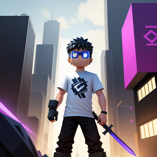 Download Get ready to explore the virtual world of Roblox with this Roblox  noob! Wallpaper