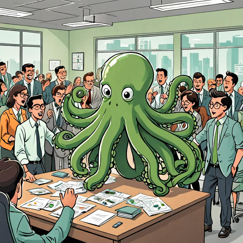 The Green Octopus's Office Dance