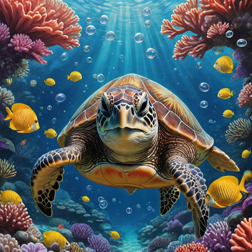 Timmy the Sea Turtle's Journey to Calm