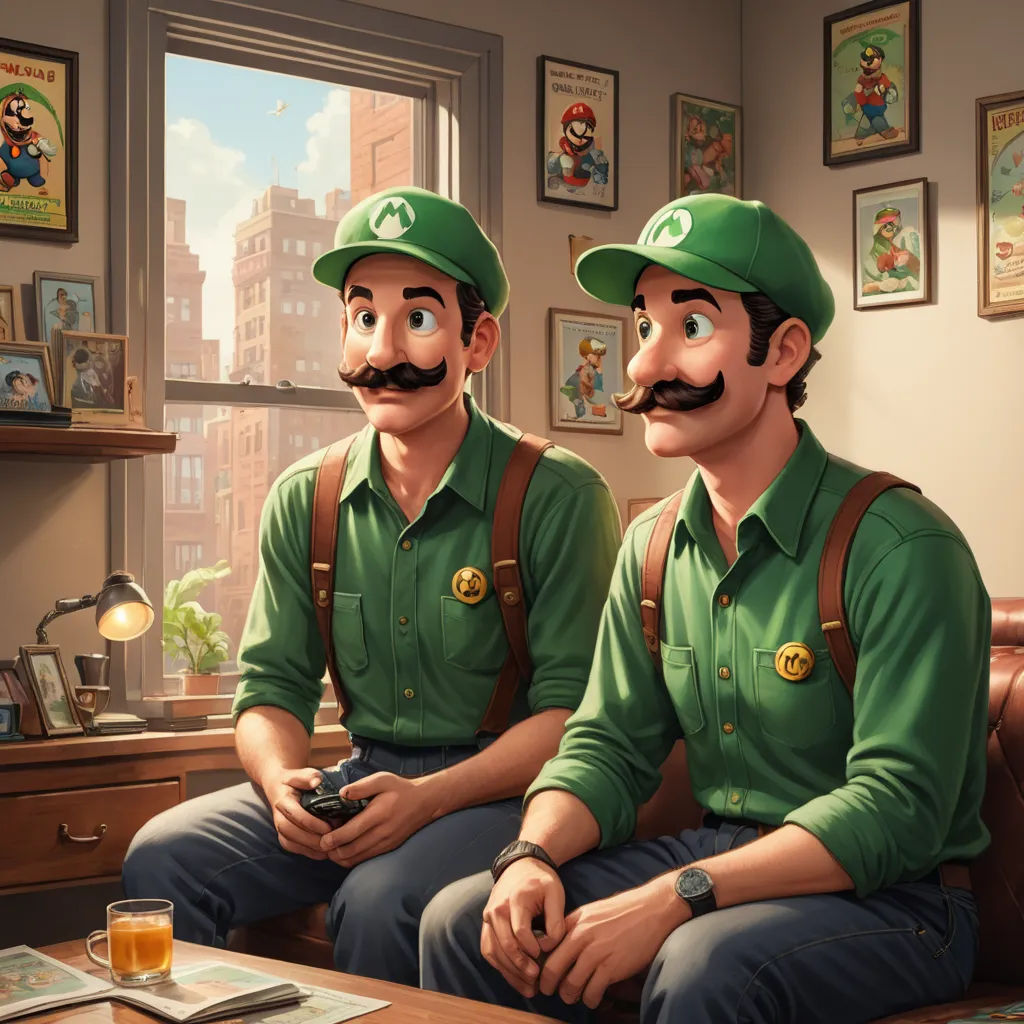 two men sitting on a couch in a room with a window and a table with a nintendo wii game controller, photorealism, a hyperrealistic painting, Chris LaBrooy, ultra realistic digital art