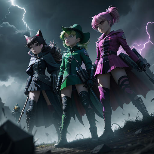 The Powerpuff Rangers vs. the Wicked Witch Ranger Lodge