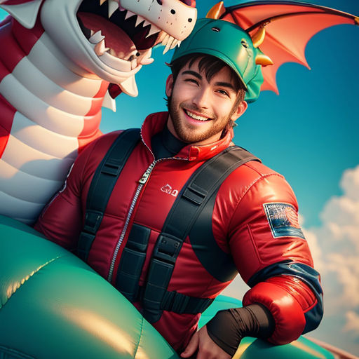 The Inflatable Dragon Suit