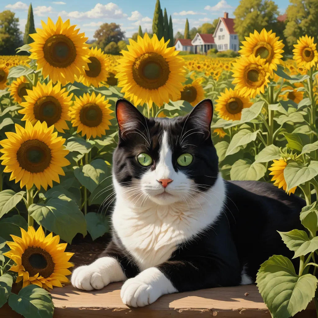 Kitty and the Sunflower Adventure