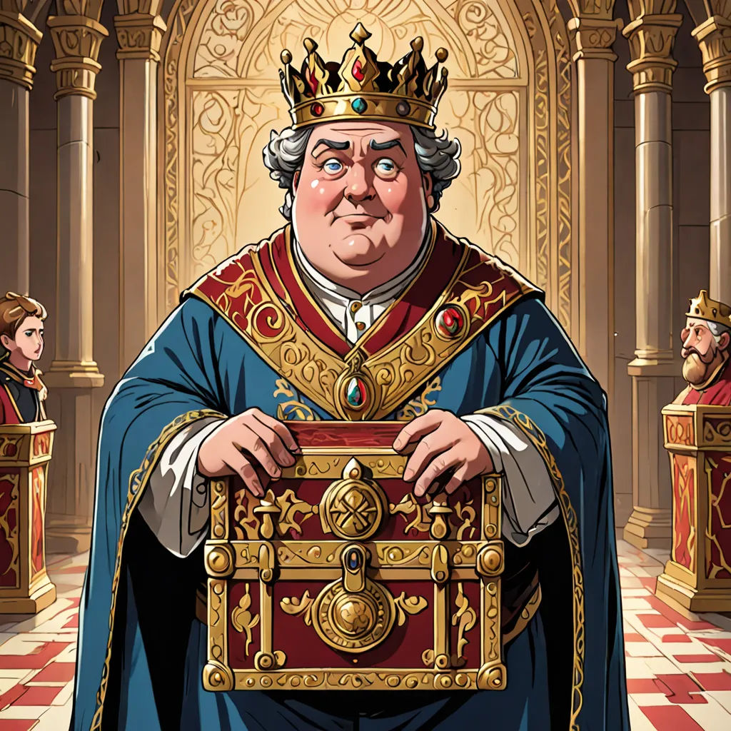a cartoon of a man in a regal regal regal regal regal regal regal regal regal regal regal regal regal regal regal regal regal regal regal regal regal regal regal regal regal regal regal regal regal regal regal regal regal regal regal regal regal, sots art, a character portrait, Cedric Seaut (Keos Masons), 2 d game art