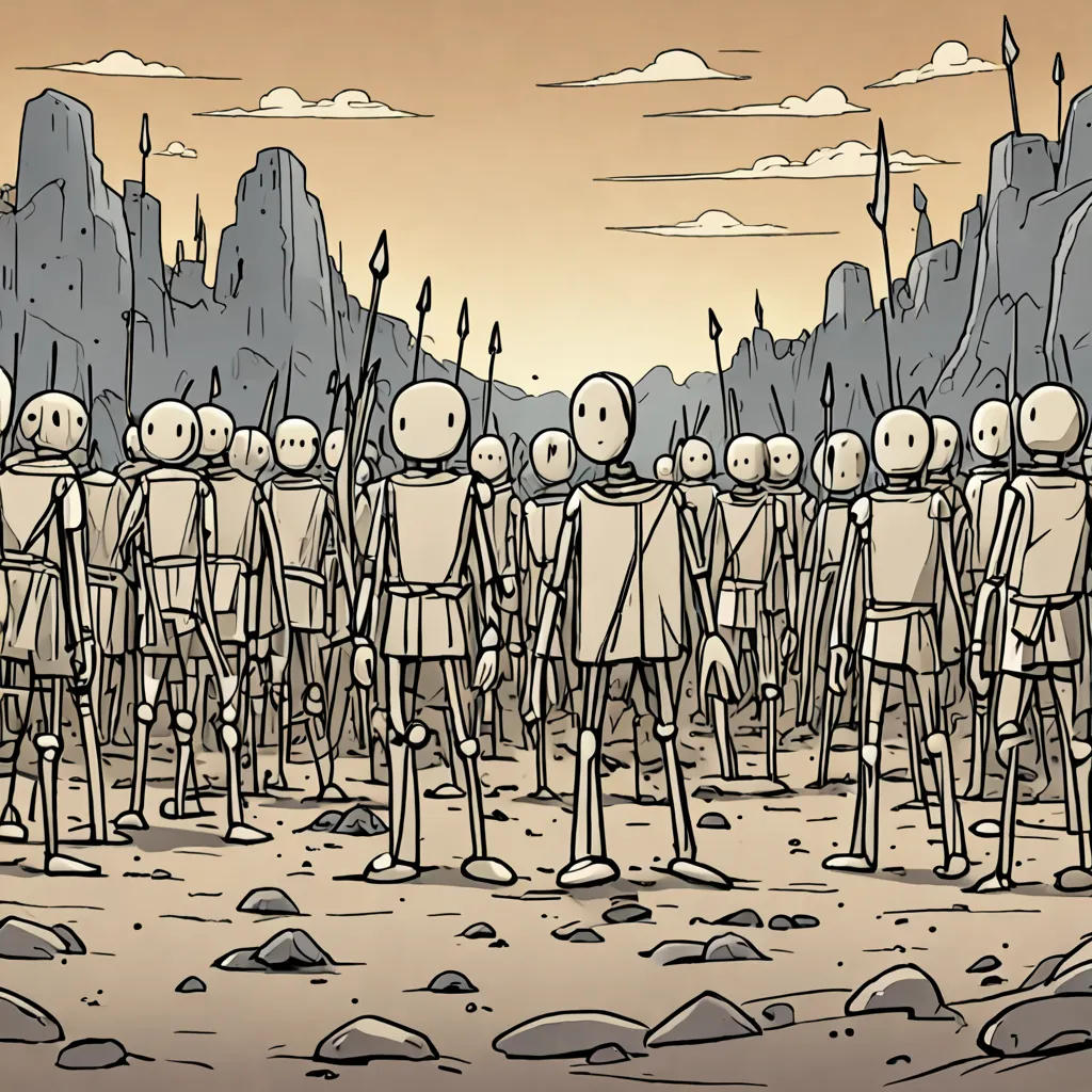 The Battle of Stick-Men vs Faces