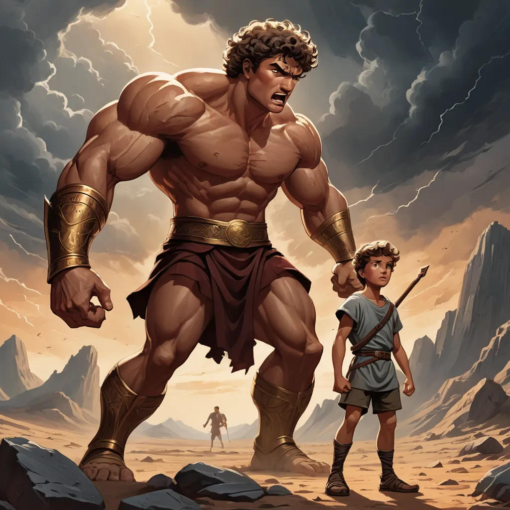 David and Goliath