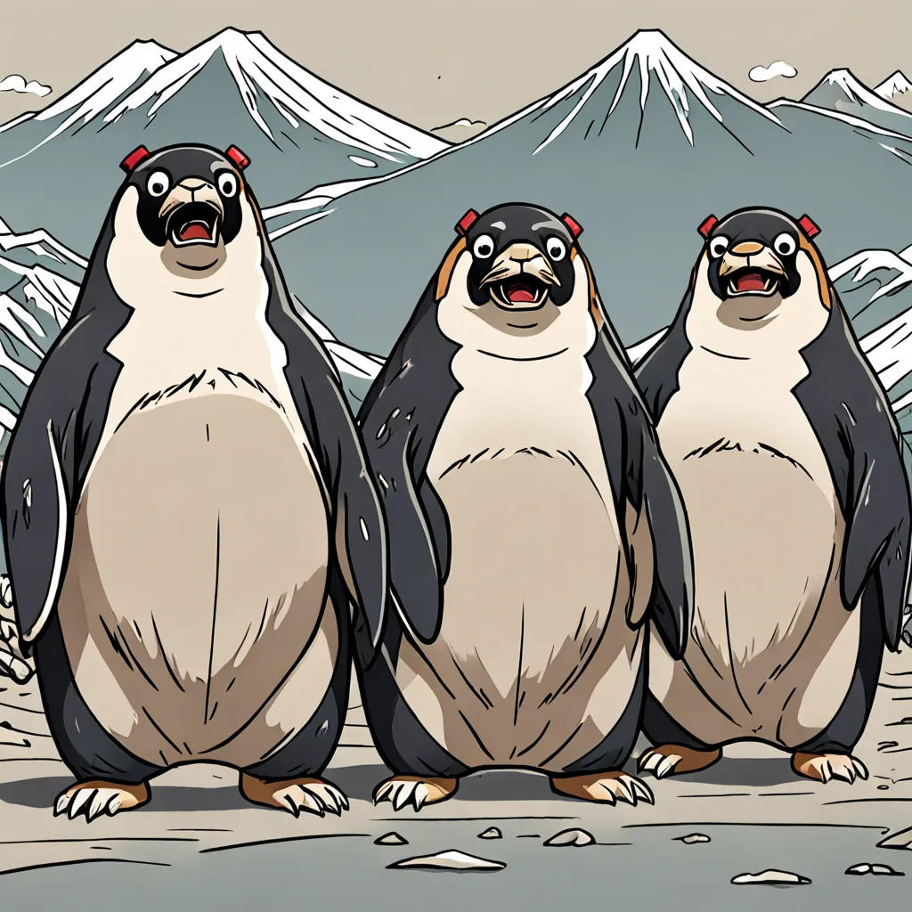 Samurai Penguins vs. Sumo Walruses