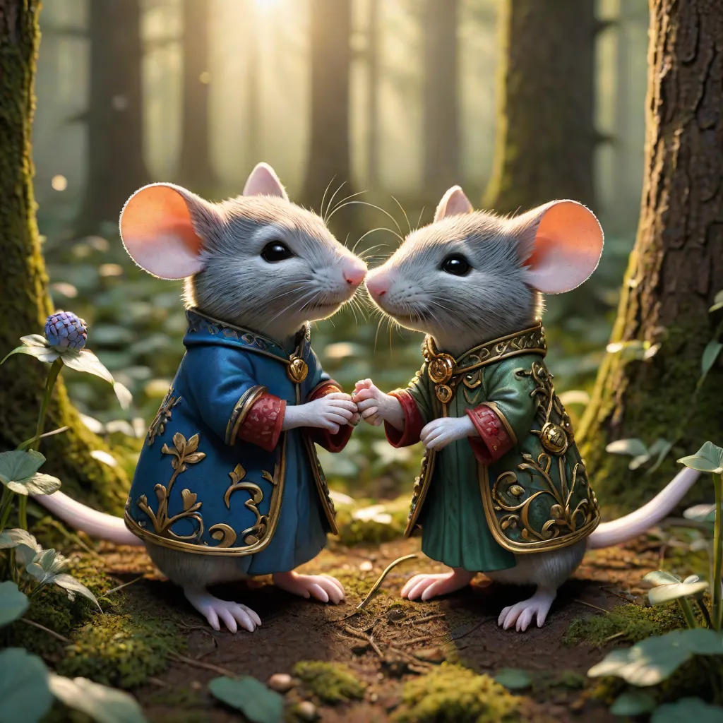 Lady Cathenne and Mouse