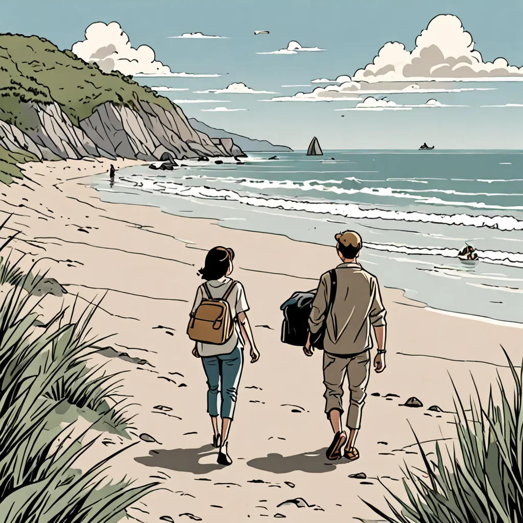 Bo and Darcy's Beach Adventure
