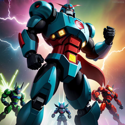 The Power Ruff Megazord Iron Giant