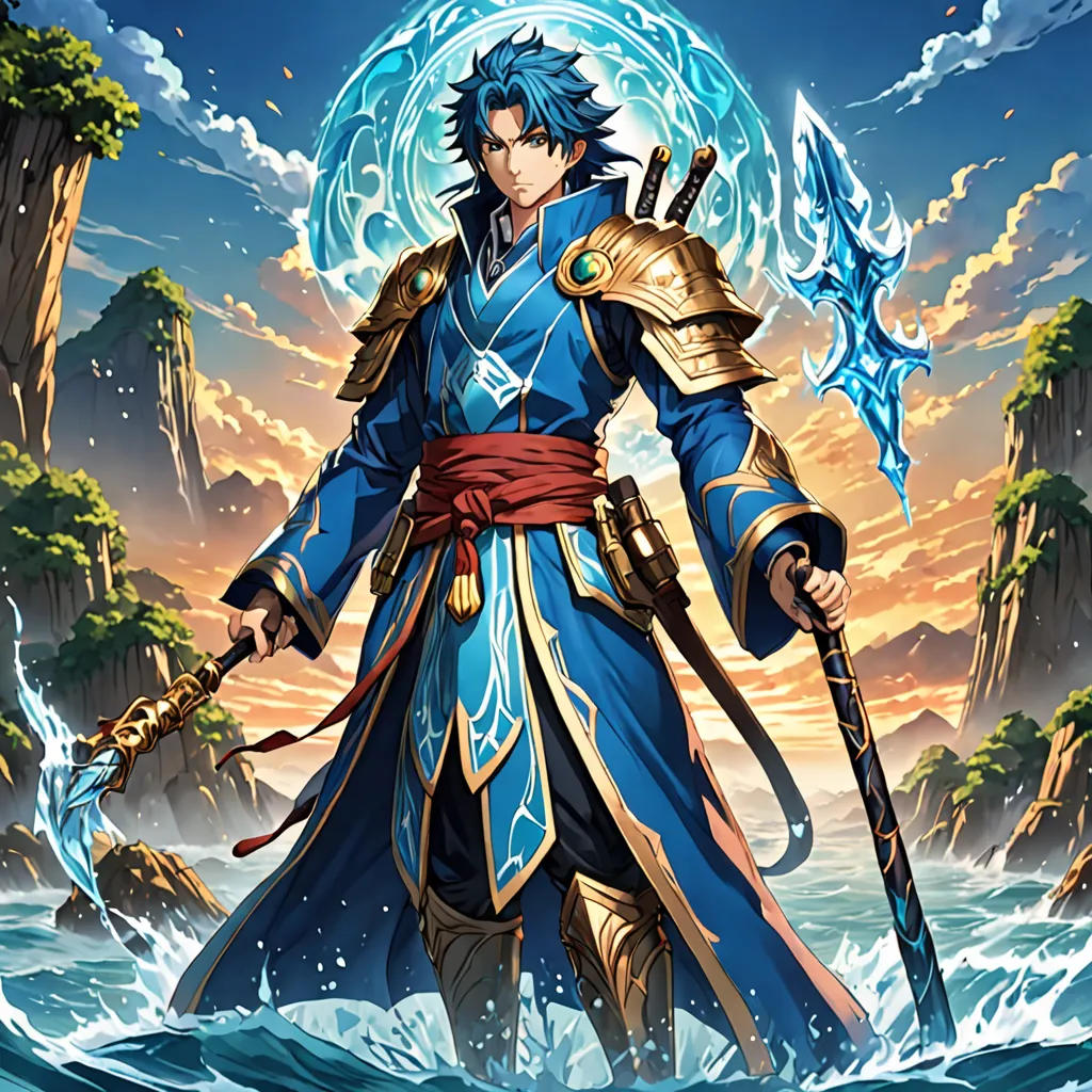 The Water Mage Guardian Leader