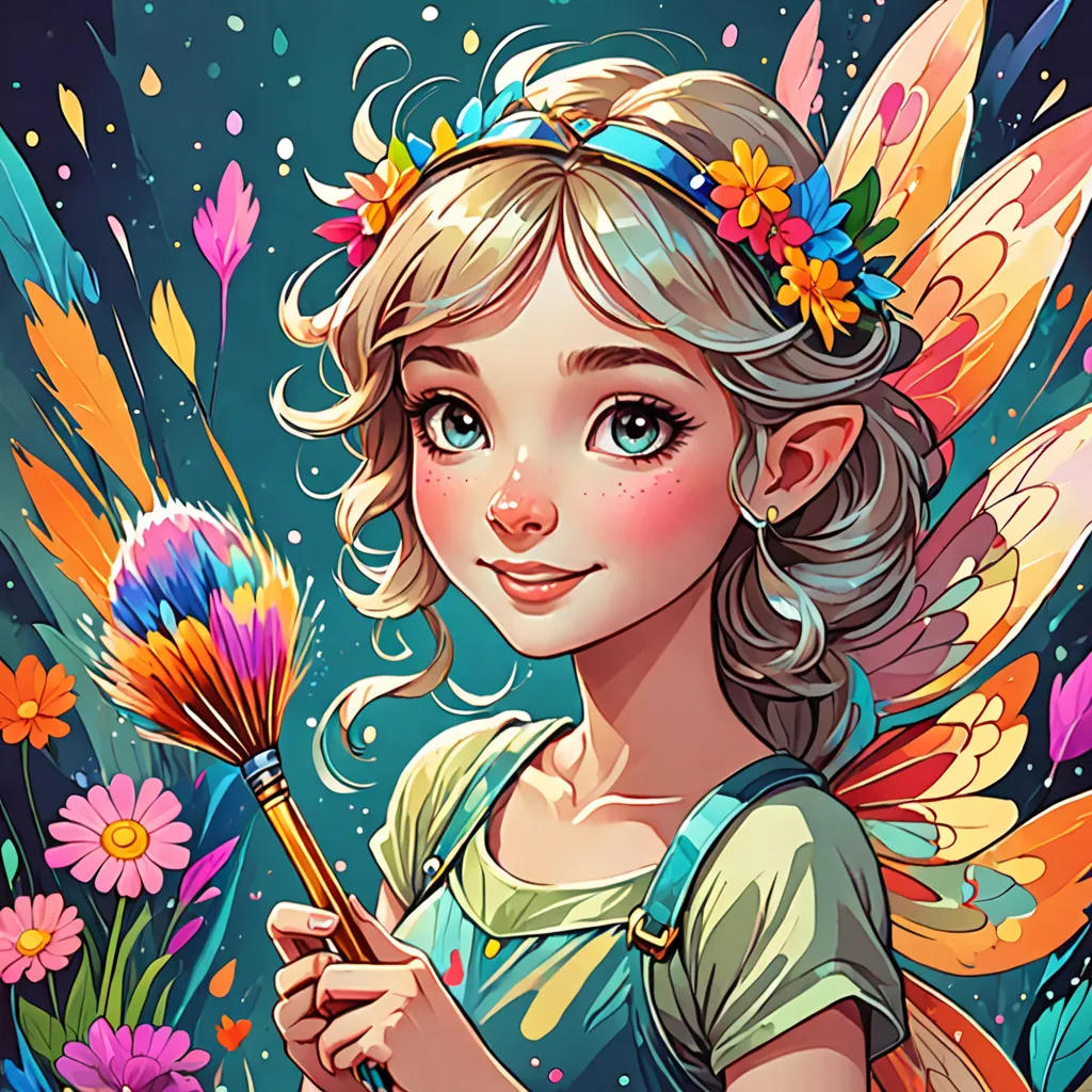 A Magia das Cores no Mundo das Fadas