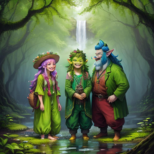 The Troll Family's Enchanted Journey