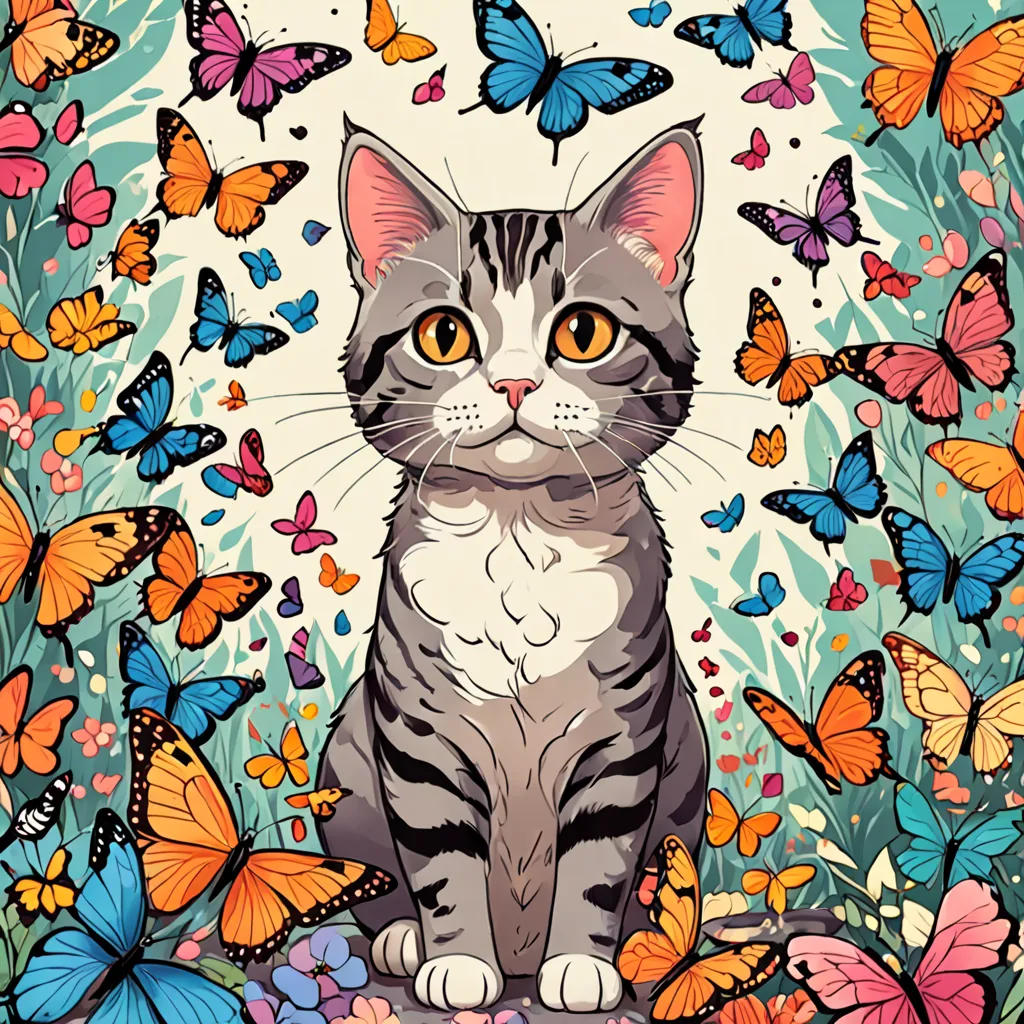The Curious Cat's Magical Adventure