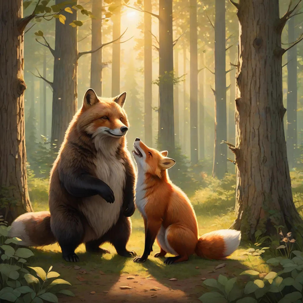 The Fox, The Mouse, And The Bear: A Forest Friends...