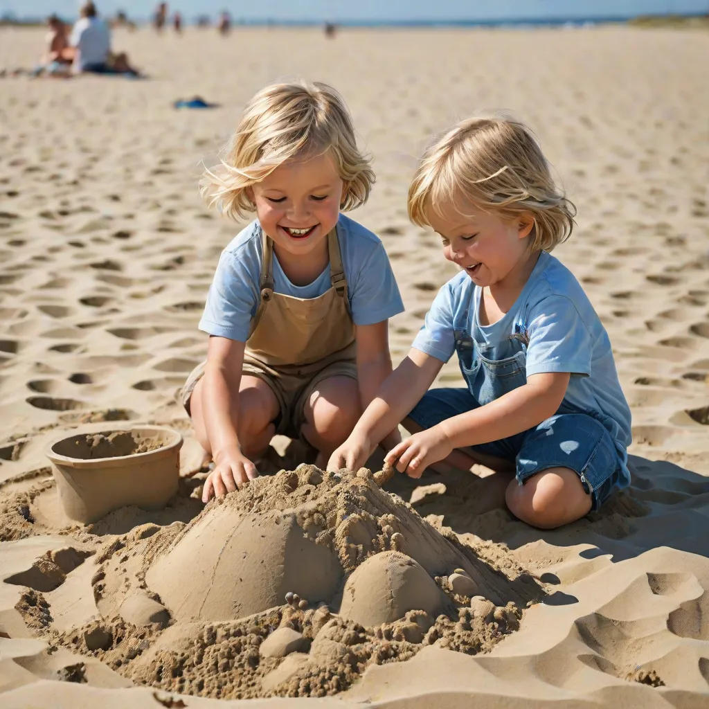 The Sandcastle Adventure of Molly and Emma.
