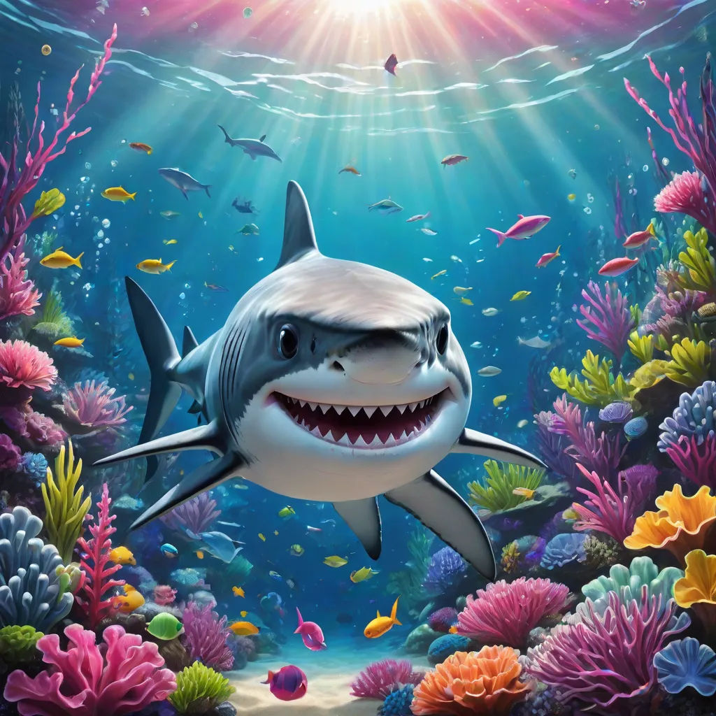 Finn the Vegetarian Shark