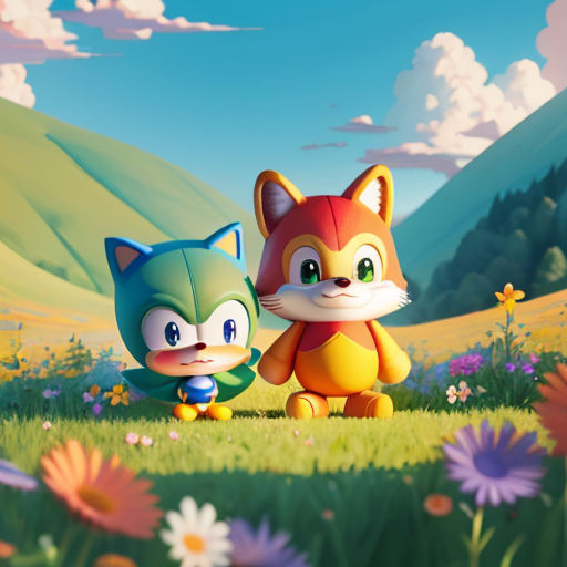 Bento and Sonic's Adventurous Journey