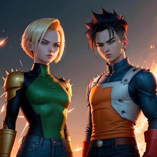 Android 17 Android 18 Gohan Dragon Ball Xenoverse 2 Goku PNG