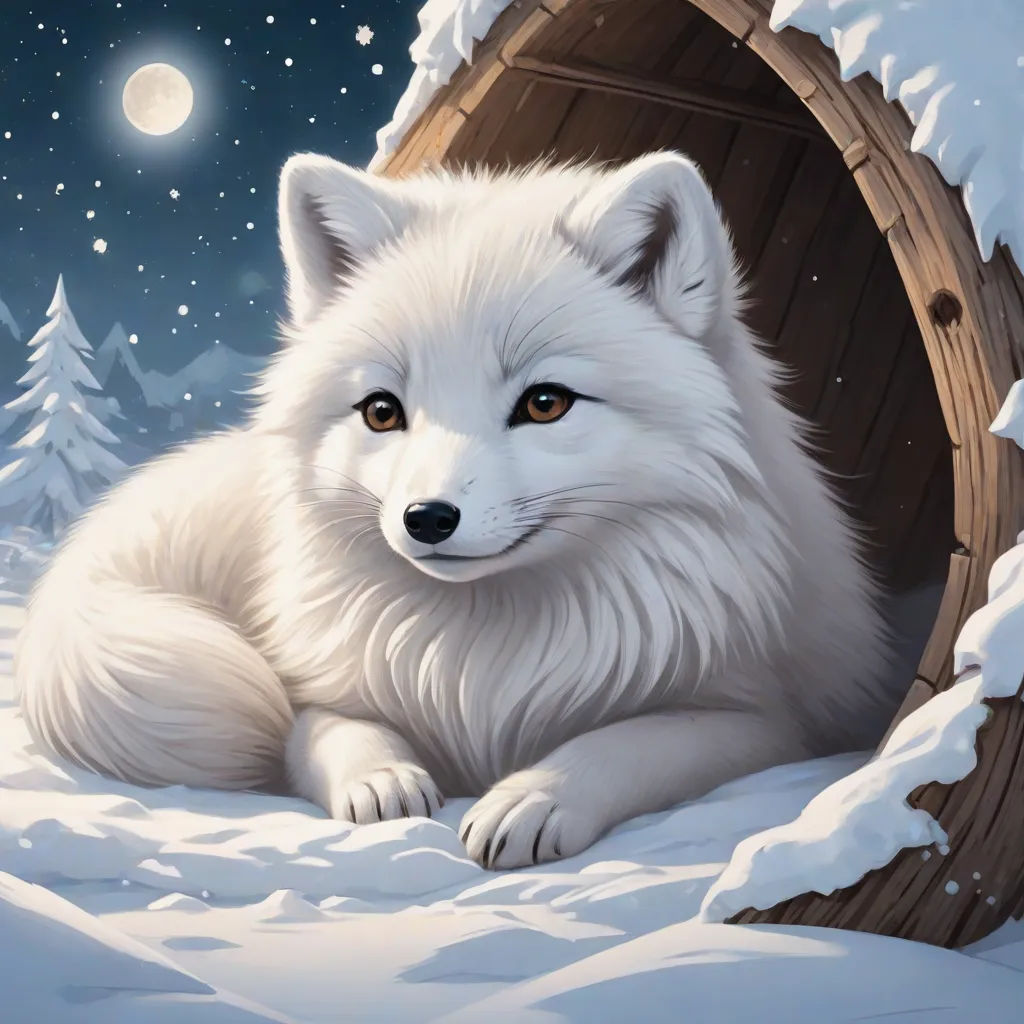 The Arctic Fox and the Northern Lights | Story.com