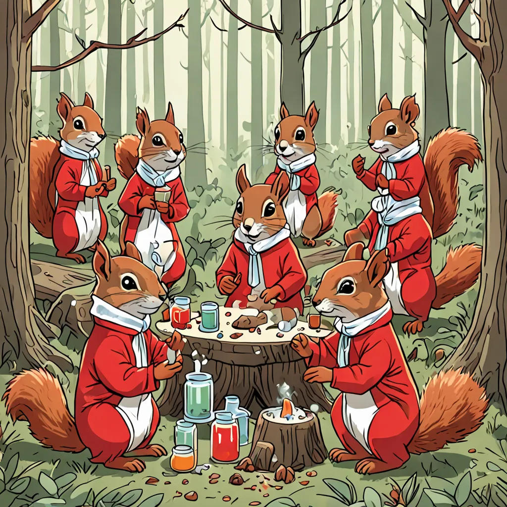 The Squirrel Scouts: Exciting Experiments