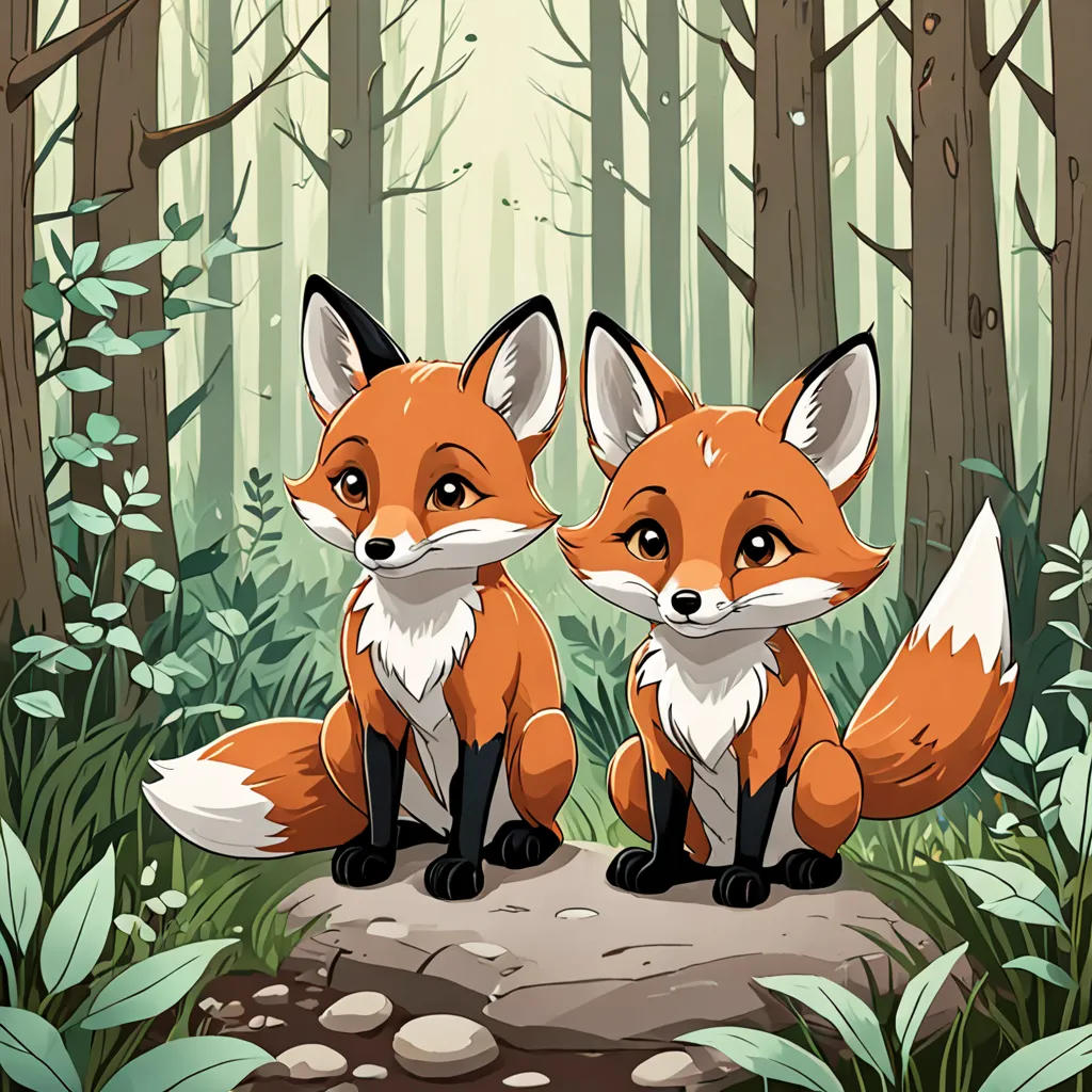 The Mischievous Little Foxes