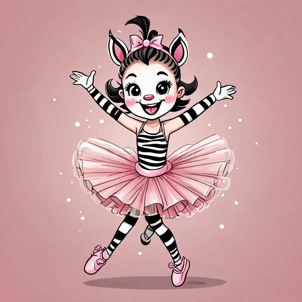 The Little Zebra Ballerina