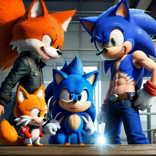 The Four Faces of Sonic and Tails