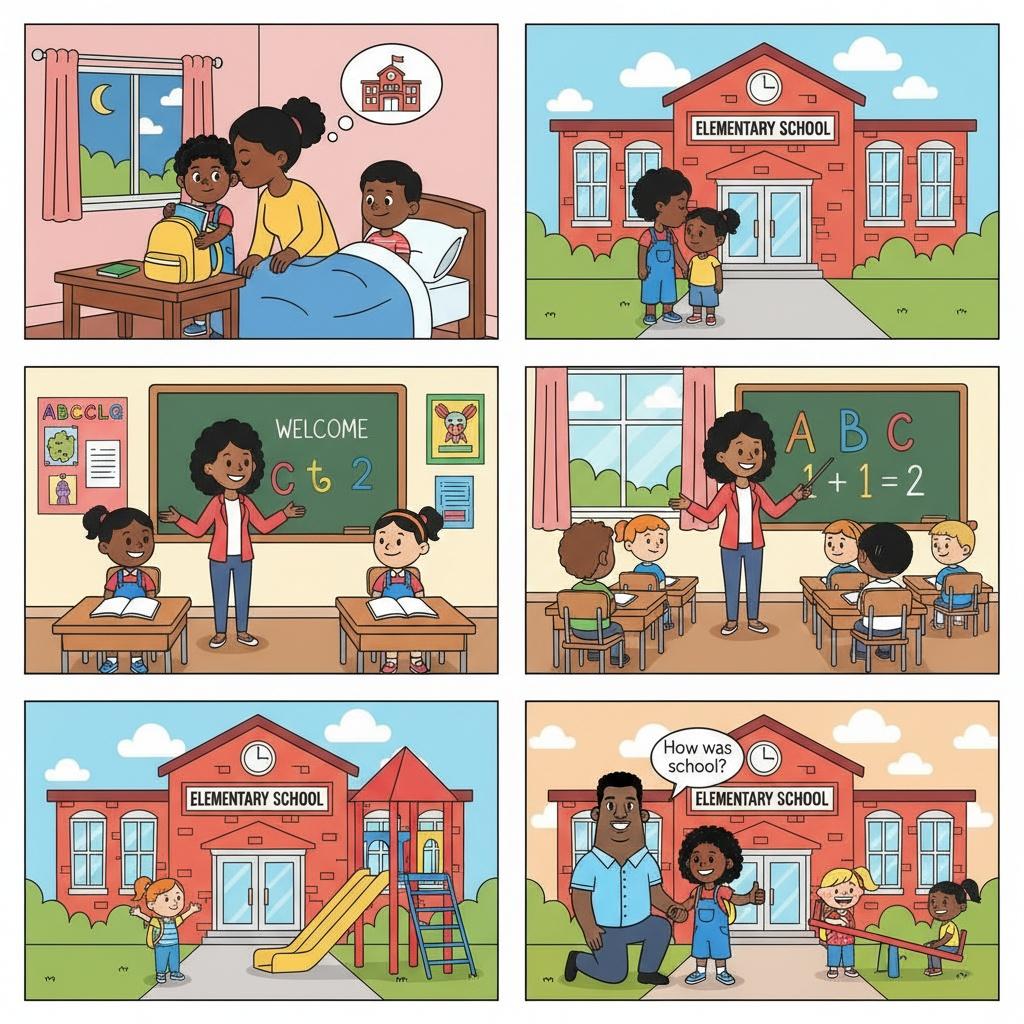 Suzy’s First Grade Day