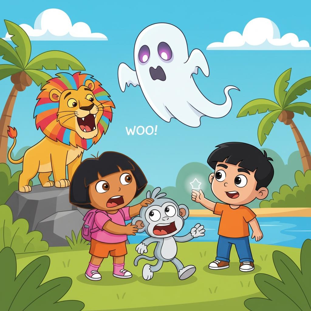 The Ghostly Adventure in the Jungle