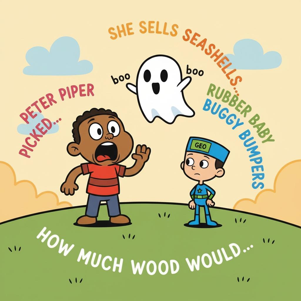 Little Bill and the Ghostly Tongue Twisters