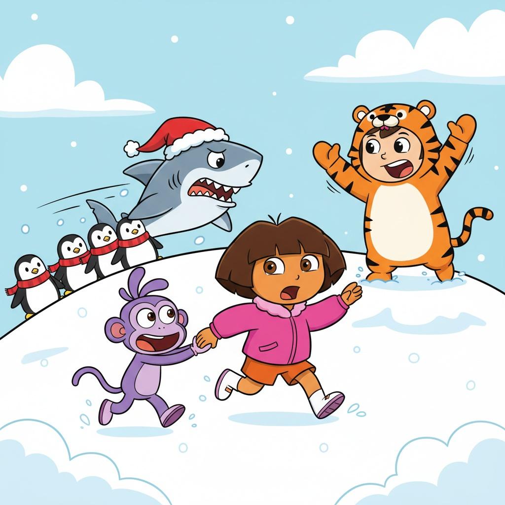 The Tigers Scare the Penguins