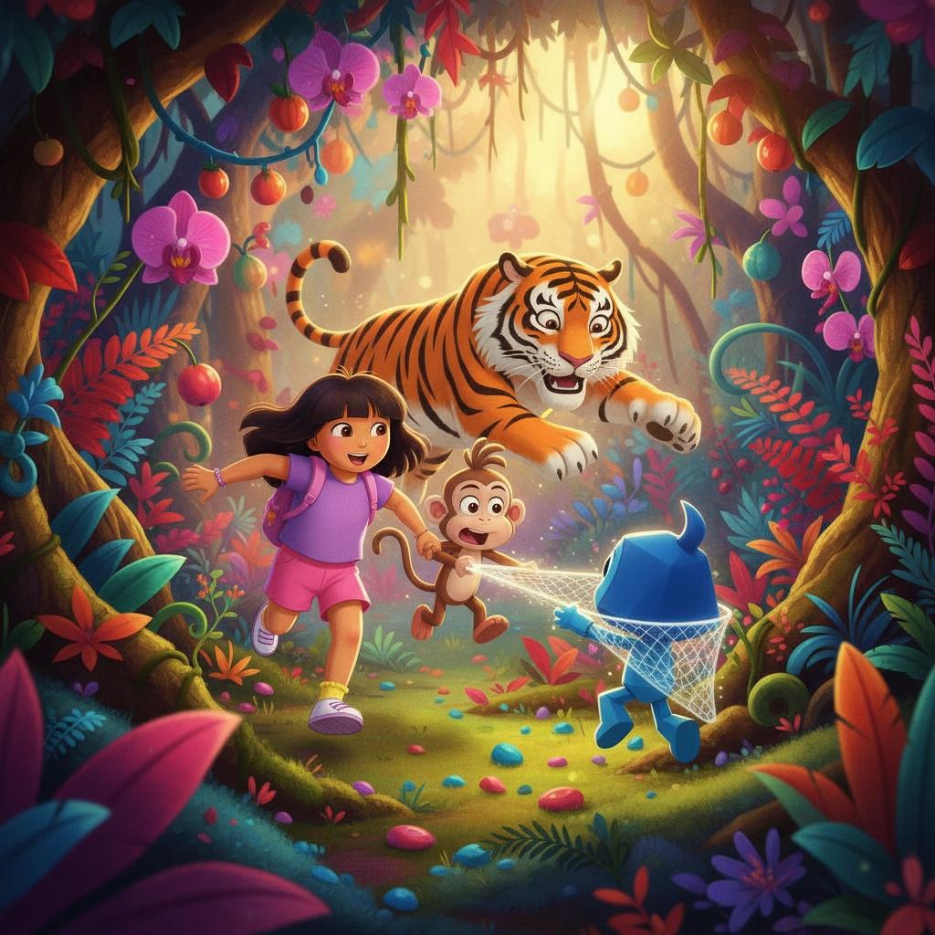 Dora and the Disappearing Tiger