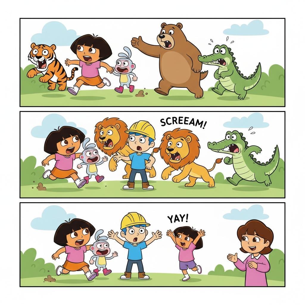 Brave Lions at Nick Jr. School