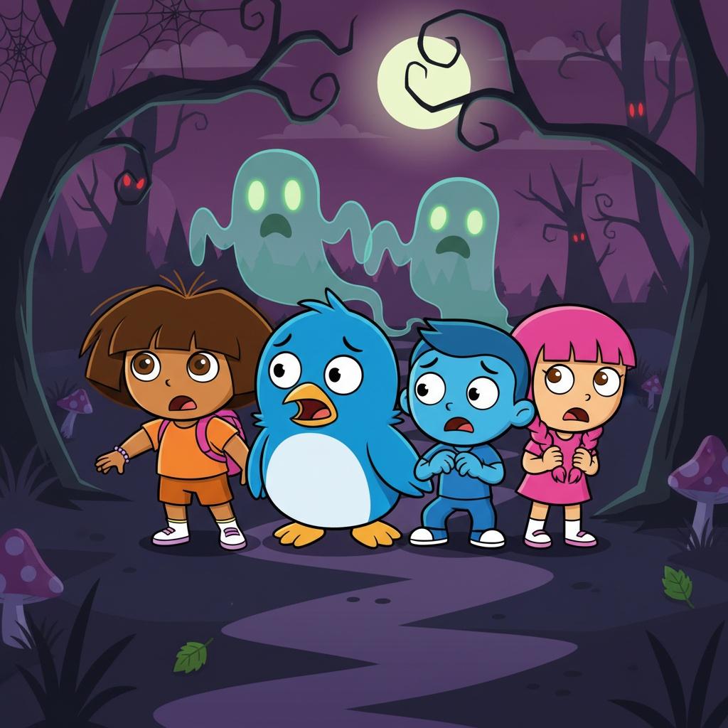 The Ghostly Adventure of Dora and Rainbow Rob
