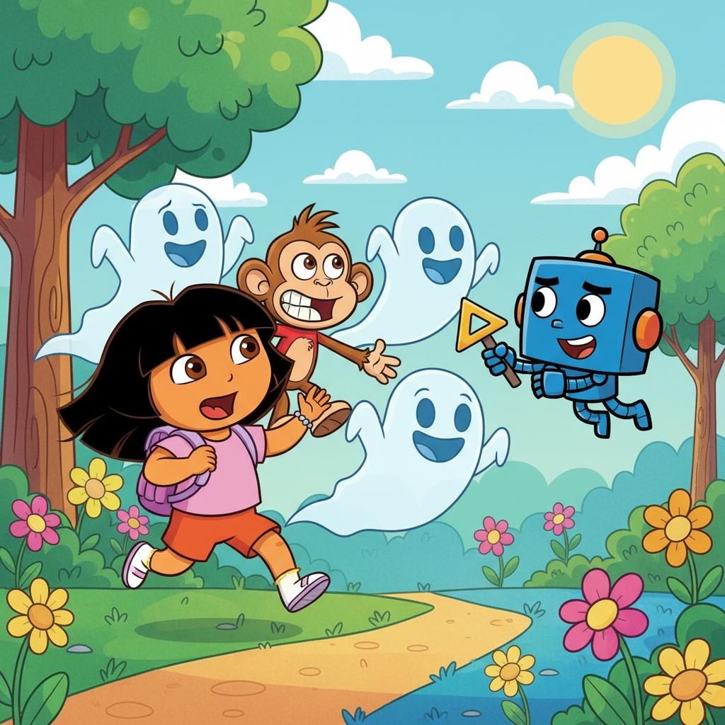 Dora and Boots and the Ghostly Surprise